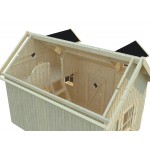 Casuta Maria de Joaca PlayHouse 6.9 m2 - Casa etajata pe 2 nivele pentru copii Marie Palmako